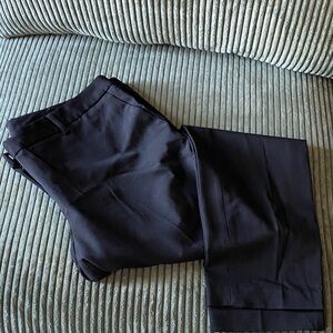Dalia Womens Black Dress Pants - Sleek Flat Front